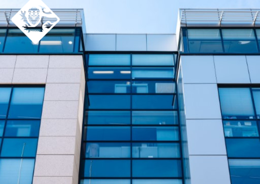 Annual report cover 2016 (outside view of the JFSC building top floors)